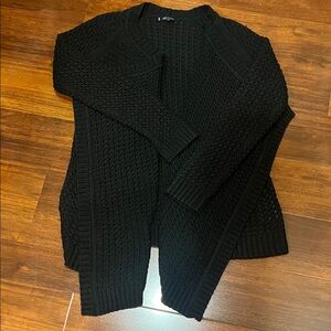 Anne Klein Textured Black Cardigan